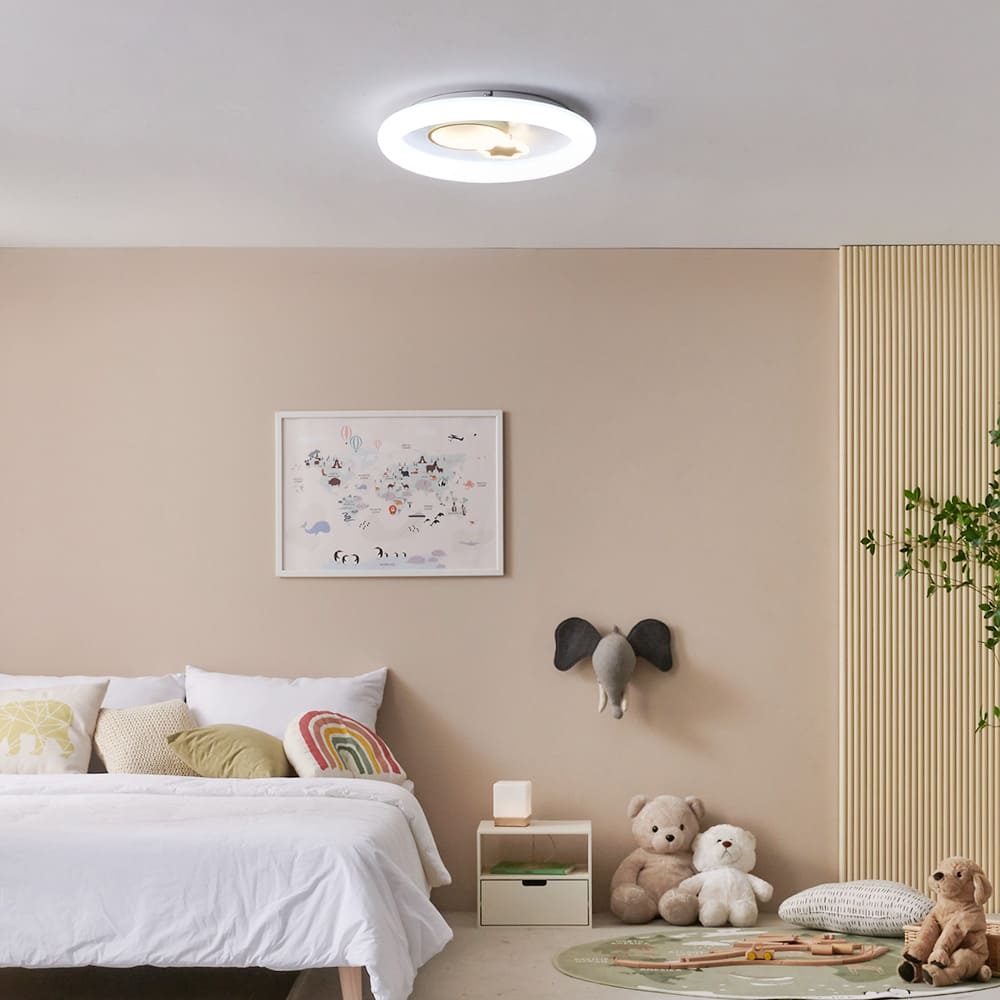 LED 해피 드림 키즈방등 50W삼성 LED/아이가 좋아하는 디자인 아이방등 인테리어방등 led조명